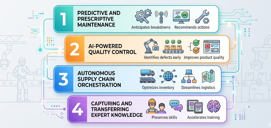 Applications of Agentic AI in Manufacturing